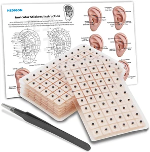 Ear Seeds Auricular Sticker Kit,Acupuncture Kit Acupressure with Ears Seed - Picture 1 of 12