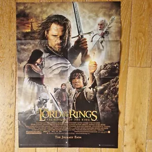Lord of the Rings movie Poster Print Classic Film picture 33x23 The Times - Picture 1 of 9