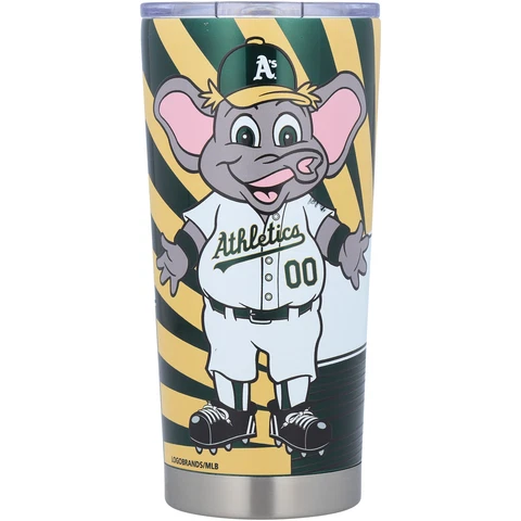 Oakland Athletics 20oz. Stainless Steel Mascot Tumbler Cover