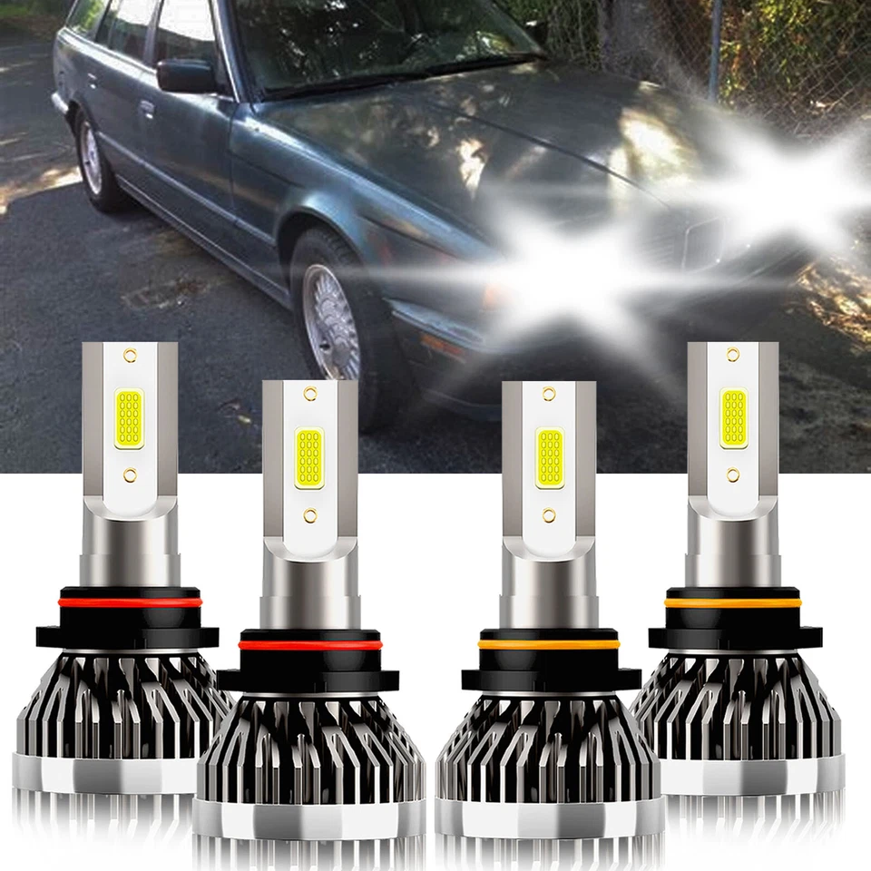9005 9006 Kit combinado de bombillas de faros LED de haz alto bajo para BMW 525iT 1993-1993 Foto 1 de 4