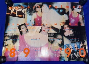 Cartel promocional vintage 1989 Robert Palmer She Makes My Day 18x24 pulgadas calendario sin usar - Imagen 1 de 2