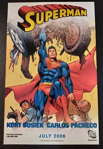 DC Comics SUPERMAN Promo Art Carlos Pacheco BUSIEK ~ Comic Page PRINT AD 2006 - Picture 1 of 1