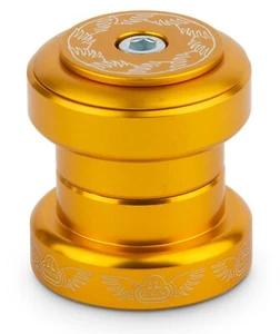 SE Racing 1 1/8" threadless SEALED BEARING Eluder alloy BMX headset- Gold - Picture 1 of 2