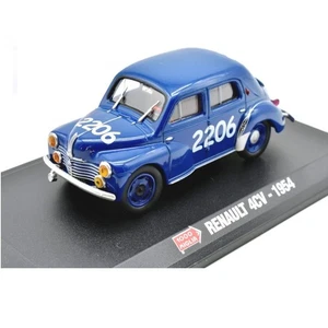Renault 4CV 1954 1000 Miglia 1:43 Hachette rally diecast model car - Picture 1 of 2