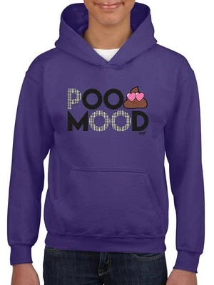 Poo Mood - Divertido diseño emoji sudadera con capucha juvenil Foto 1 de 4
