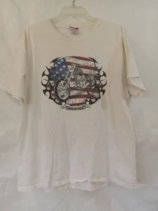 Camiseta de motociclista americana vintage grande - Imagen 1 de 4