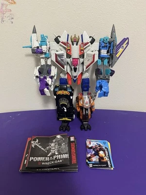 Transformers POTP Starscream Dreadwind Darkwing Ricochet Wreck-Gar Combiner Lot - Image 1 of 4