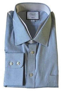 Camisa de Vestir Charles Tyrwhitt Calce Clásico Sin Hierro Talla 19/37 Bolsillo Oficina NUEVA - Imagen 1 de 6