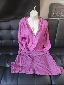 Conjunto de sudadera y sudadera con capucha morada XL para mujer - Imagen 1 de 8