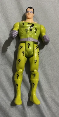 Figura de acción DC Comics Super-Heroes RIDDLER 4,75" 1989 Toy-Biz Batman de colección Foto 1 de 4