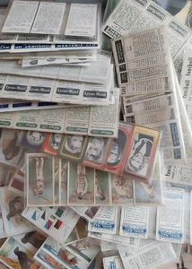 Vintage Job Lot CIGARETTE/ TRADE CARDS ODDMENTS Mixed Condition - Picture 1 of 14