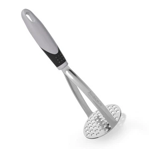 Heavy Duty Potato Masher, Stainless Steel Integrated Masher Kitchen Tool & Fo... - Picture 1 of 7