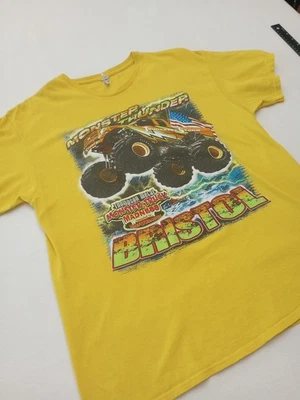 Camiseta Monster Truck amarilla 2015 para hombre XL Foto 1 de 4