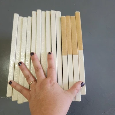 Lote de 10 Lienzos 8" x 10" - Cuadrados Artesanos - Nuevos Precintados en Plástico - 4 Gratis  Foto 1 de 4