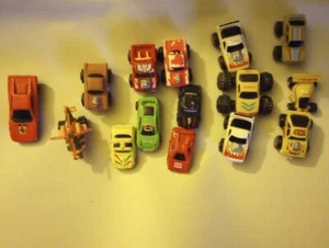 Mix Of 15 Vintage Micro machine mini toy Cars And Trucks - Picture 1 of 2