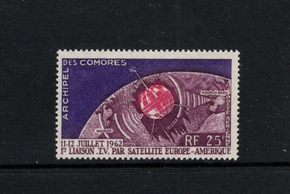 Comoro Islands 1962 Telestar Satellite MNH Sc  C7  - Image 1 of 1