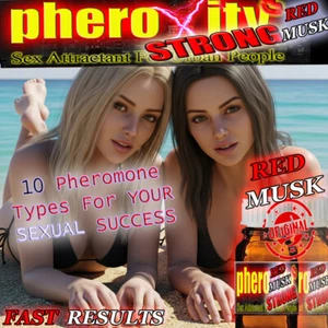 NEU! SEX STRONG RED MUSK MOSCHUS Pheromone ✔ ★ Aphrodisiaka SEXLOCKSTOFF Männer - Bild 1 von 11