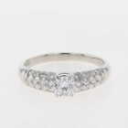 diamond design ring Platinum ring melee dia Ring Pt900 diamond Men
