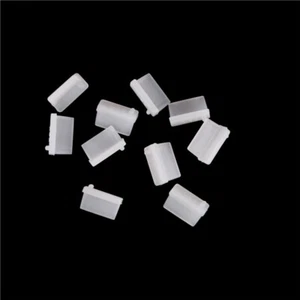 10pcs Clear Rubber A Type Female USB Anti Dust Protector Plugs Stopper Cover ANS - Photo 1/7