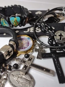11 Teile Konvolut Dark Cross und Jesus Zubehör und Schmuck - Bild 1 von 10
