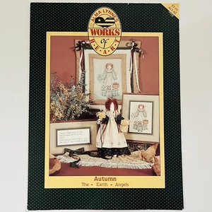 Alma Lynne's Works of Heart AUTUMN THE EARTH ANGELS Cross Stitch Leaflet ALX-82 - Picture 1 of 2