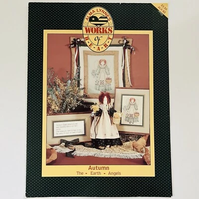 Alma Lynne's Works of Heart AUTUMN THE EARTH ANGELS Cross Stitch Leaflet ALX-82 - Image 1 of 2