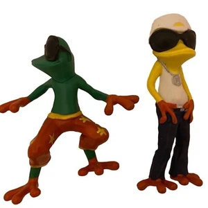 #6980 Set di 2 Figurine Giocattolo Cool Frog Guys - Foto 1 di 7