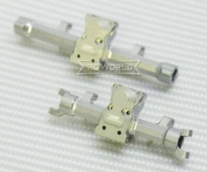GPM Axial SCX24 METAL AXLES Front + Rear Upgrade Aluminum (2pcs) -GUN- - Picture 1 of 15