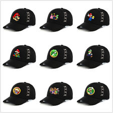 Super Mario Bro baseball hat cotton cap hip hop Adjustable snapback for kid's