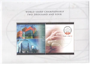 Singapore 2004 Souvenir Sheet World Stamp Championship 2004 Series 3 AIA MNH - Picture 1 of 2