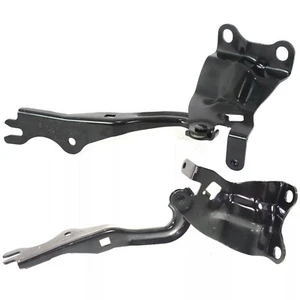 New Hood Hinges Set of 2 For 2010-2013 Mazda 3 Driver & Passenger Side Pair Blac - Picture 1 of 9