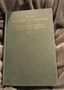 Official Methods of Analysis of the Association  Agricultural Chemist 1955 BOOK - Picture 1 of 11