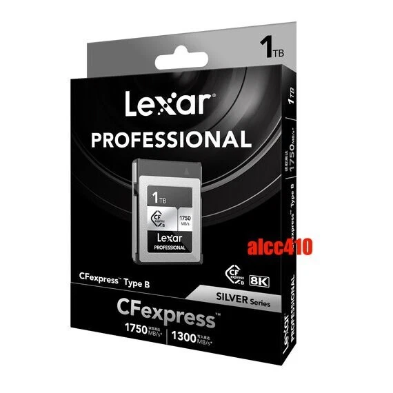 Lexar Professional 1TB CFexpress Type B Silver 1750MB/s Read 1300MB/s Write - Image 1 of 1