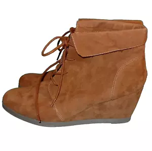 *NEW* Madden Girl Dearest Wedge Booties Size 10M Steve Madden - Picture 1 of 7