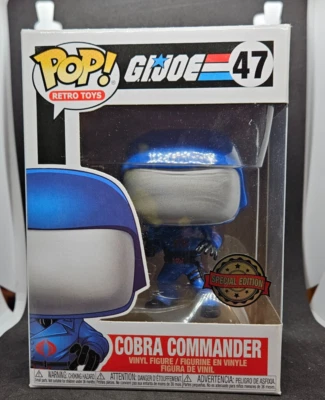 FUNKO POP RETRO TOYS G.IJOE #47 COBRA COMMANDER FUNKO SPECIAL EDITION STICKERED - Image 1 of 4
