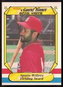 1987 Fleer Award Winners - Box Set #38 Ozzie Smith - St. Louis Cardinals - Picture 1 of 2