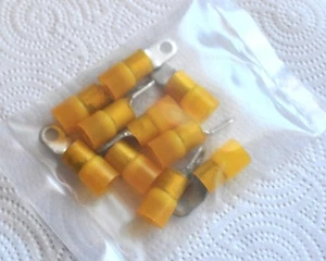 4 ga. Tinned Marine Ring Terminal 1/4" Stud (Pack of 10) - Picture 1 of 2