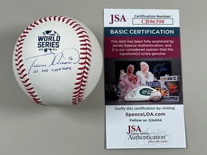 Travis d'Arnaud Signed Official 2021 World Series Baseball JSA COA 21 WS Champs - Bild 1 von 8