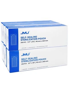 3.5x10" Self Sterilization Pouches Autoclave Sterilizer Bags Dental Tattoo 2000p - Picture 1 of 10