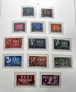 SCHWEIZ 1945/95 Bis auf Block 14 gestempelt komplette Sammlung Hoher Katalogwert - Bild 1 von 24
