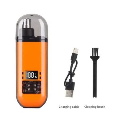 Ear and Nose Hair Trimmer With LED Display Nose Clippers Facial Hair Trimmer US - Image 1 of 4