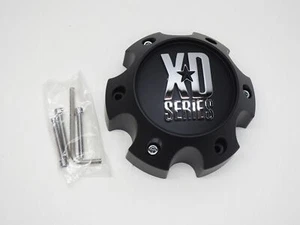 KMC XD Series Wheels 1079L145MB Matte Black Center Cap Six Lug - NEW w/ Screws! - Picture 1 of 4