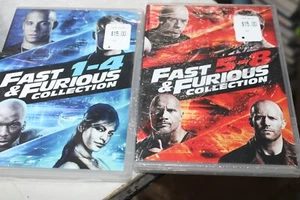 Fast & Furious 1-8 Movie Collection DVD New Shrinktear - Picture 1 of 2