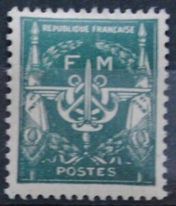 1946-58 FRANCE FRANCHISE MILITAIRE Y & T N° 11 Neuf  **  SANS CHARNIERE