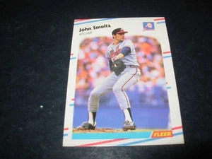 1988 Fleer Baseball Hall of Famer John Smoltz Update Rookie U-74 - Picture 1 of 2