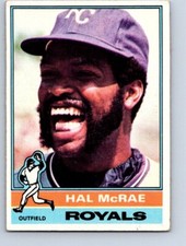 VINTAGE BASEBALL CARD TOPPS 1976 KANSAS CITY ROYALS HAL McRAE  NO145