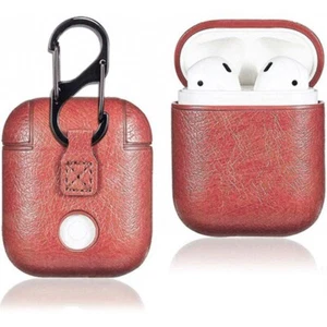 ABS Leather Case Cover w/Carabiner Clip ROSE GOLD For AirPod AirPods 1 2 - Picture 1 of 1