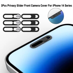Cover Lens Sticker Front Camera Slider Privacy Cap For iPhone 14 14 ProMax Plus - Picture 1 of 11