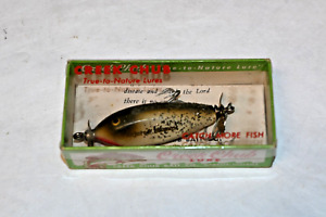 Vintage Creek Chub Spinning Injured Minnow 9518 in Box with Paperwork