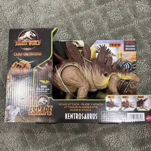 Kentrosaurus Dinosaurier Figur Jurassic World Dino Roar Attack Camp Kreidezeit - Bild 1 von 3